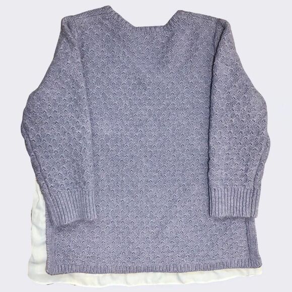 Loft Outlet Sweater XL Thick Lavender Long Sleeve Fooler Top Pullover Winter - Picture 2 of 6